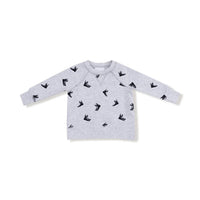 ANGEL DEAR Boy's French Terry Sweatshirt & Jogger Set in grey - item - detail view