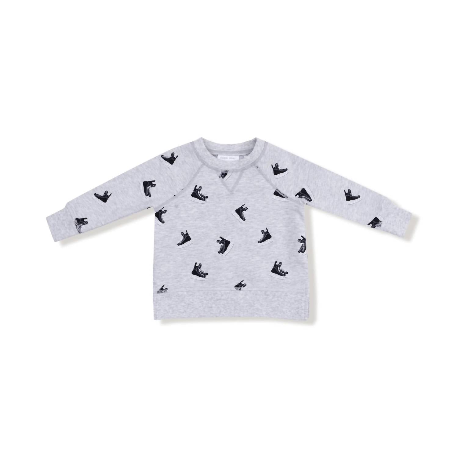 ANGEL DEAR Boy's French Terry Sweatshirt & Jogger Set in grey - item - detail view
