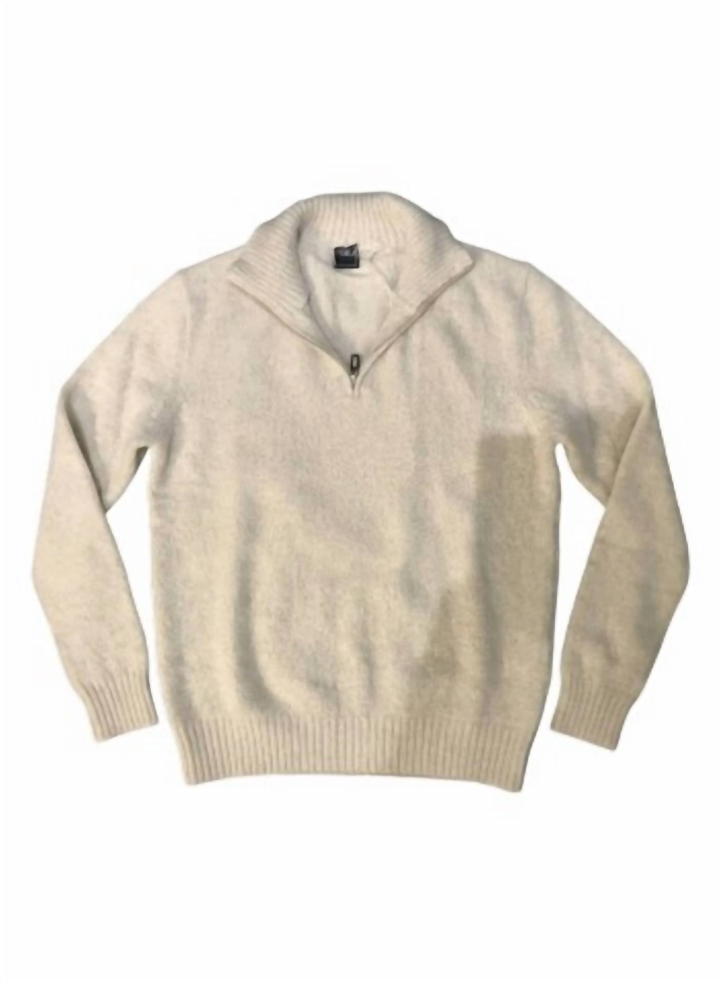 Fedeli - Men's Long Sleeve Zip Sweater