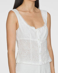 Staud - Lou Lace Sleeveless Top