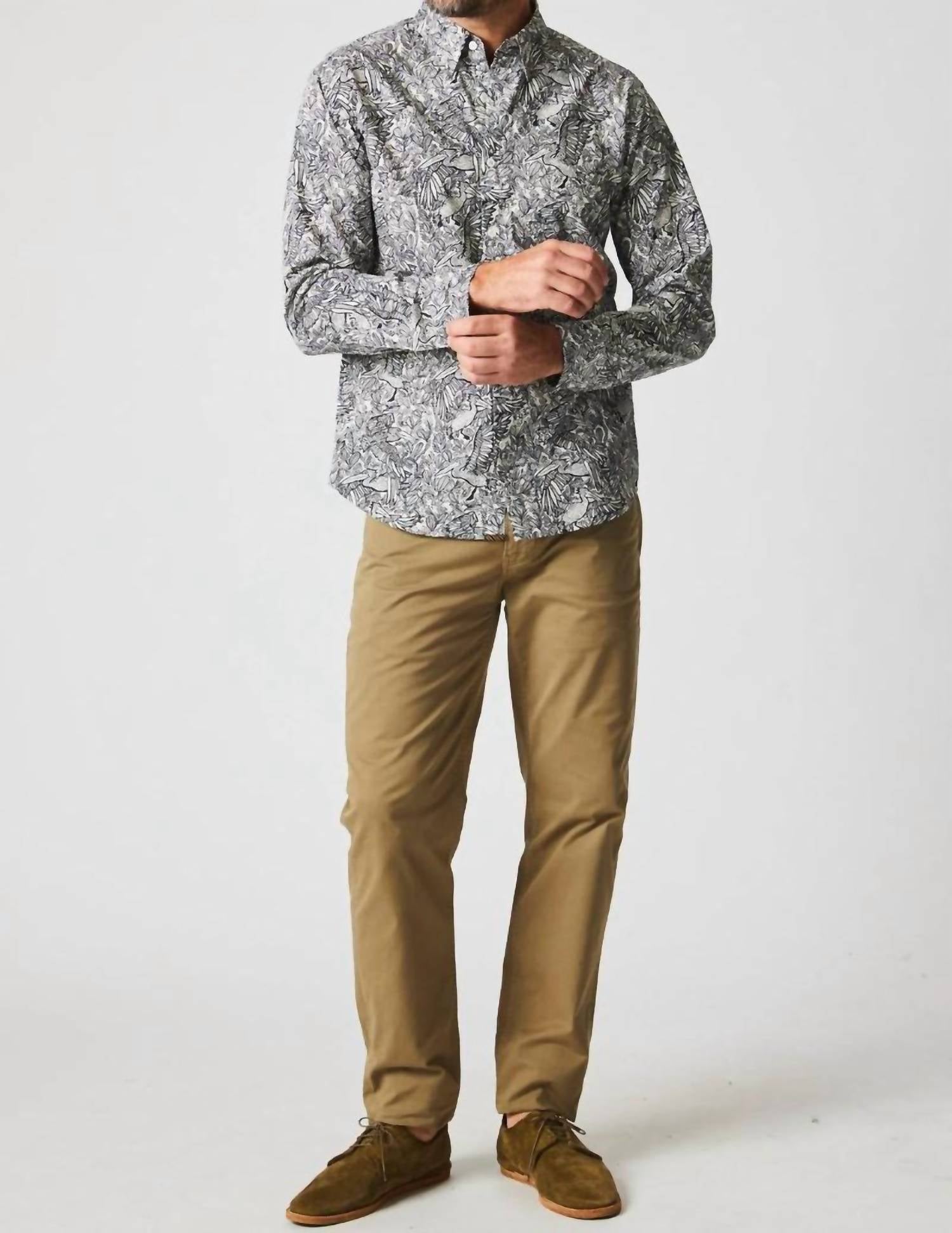 Billy Reid - Pelican Beach Wilson Long Sleeve Shirt