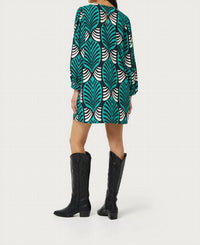 Compania Fantastica - Short Dress With Large Brigitte Print
