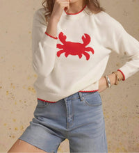 27 Miles Malibu - James Cotton Crab Intarsia Crew Pullover