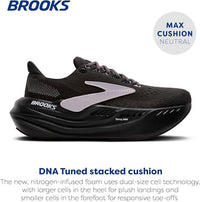 BROOKS Women's Glycerin Max Running Shoes in black orchid ice grey - women's shoe - alternate view