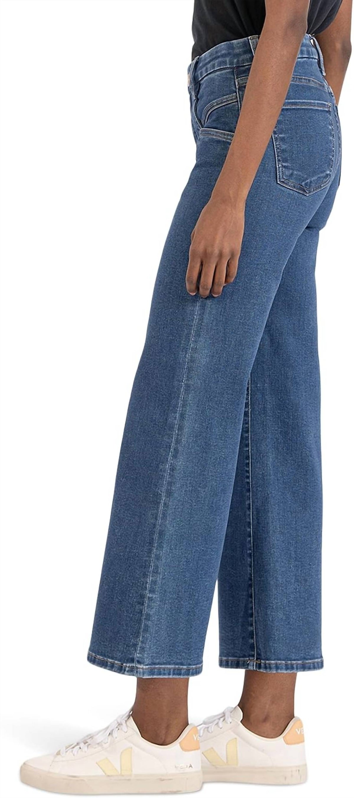 Kut From The Kloth - Meg Mid Rise Wide Jean