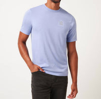 TravisMathew Night Diver Short Sleeve Tee in heather violet storm - men's t-shirt