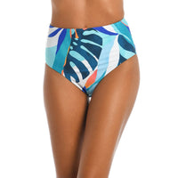 La Blanca - Coastal Palms High Waist Bikini Bottom