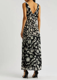 Rixo - Moniq V-neck Maxi Dress - Plus