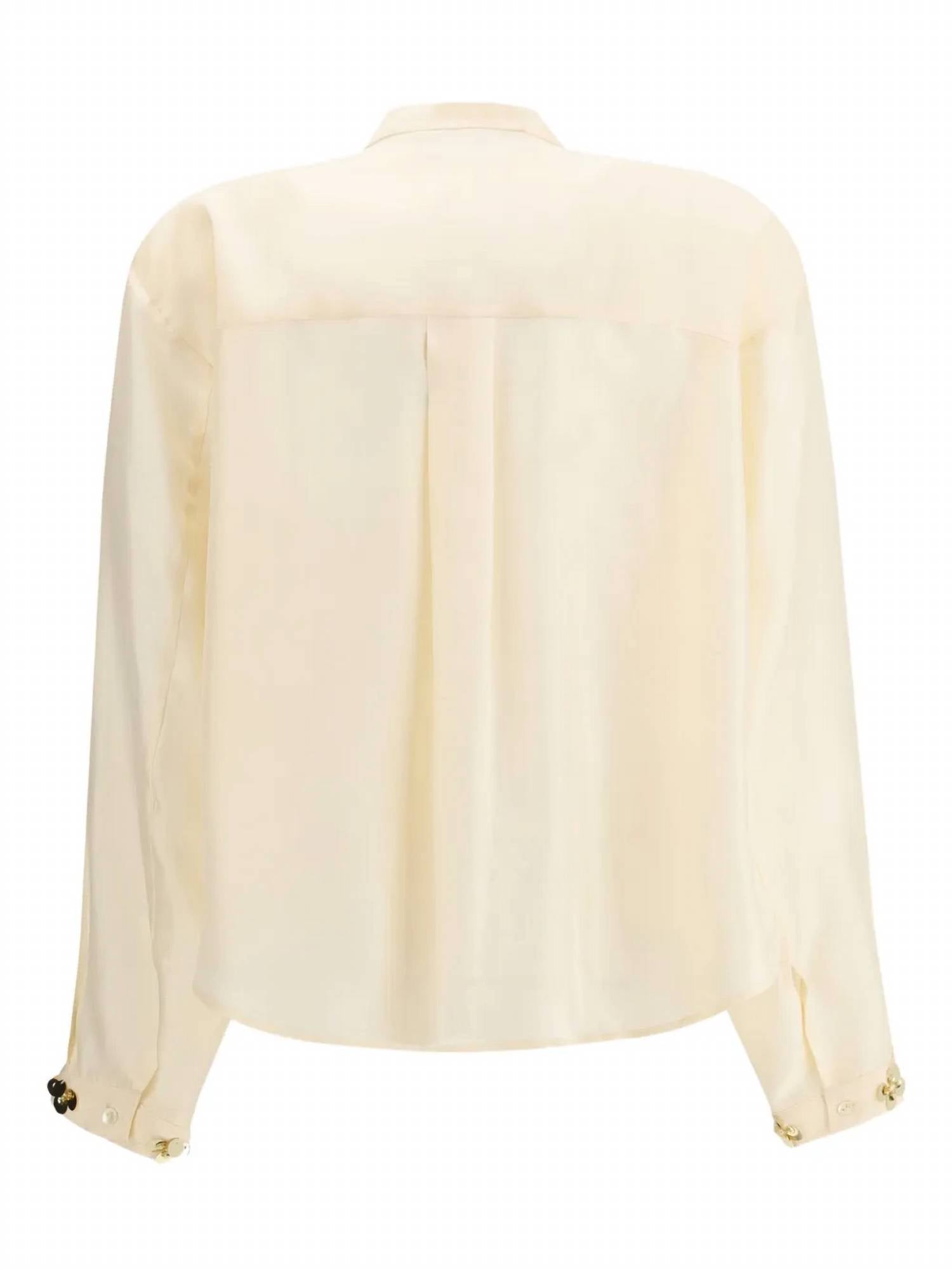 Forte Forte - Women's Etoiles Embroidery Habotai Silk Shirt - Petite
