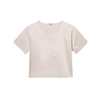 Pj Harlow - WOMEN'S BRIE SHORT SLEEVE SATIN TEE