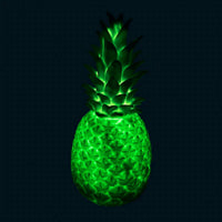 Goodnight Lights - Handcrafted Pineapple Vinyl Lamp