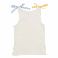 Oh Baby! - Kids Oyster Checks Bow Joy Tank
