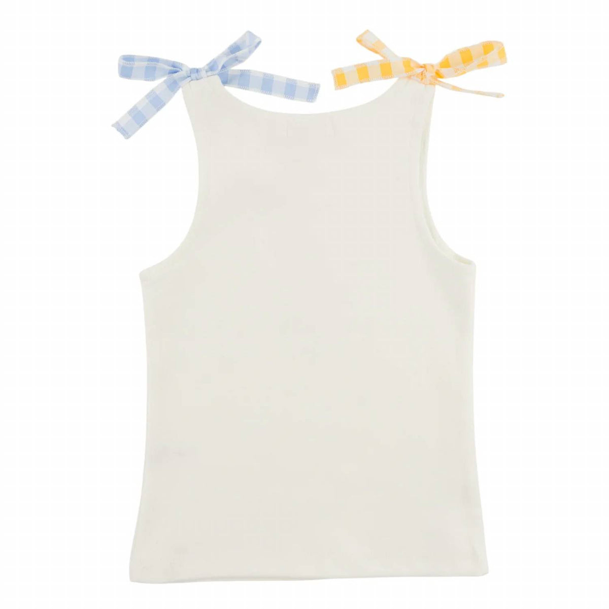 Oh Baby! - Kids Oyster Checks Bow Joy Tank