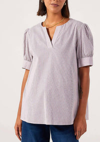 Frame - The V-neck Popover Top