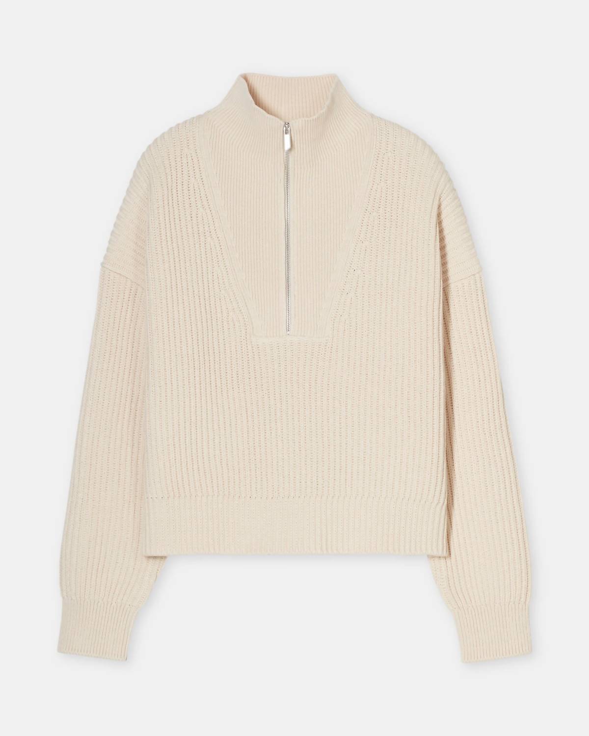 Closed - Organic Cotton Troyer Zip Knit Sweater