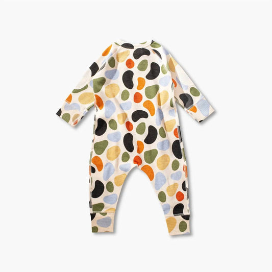 Kid's Pebbles Waffle Romper