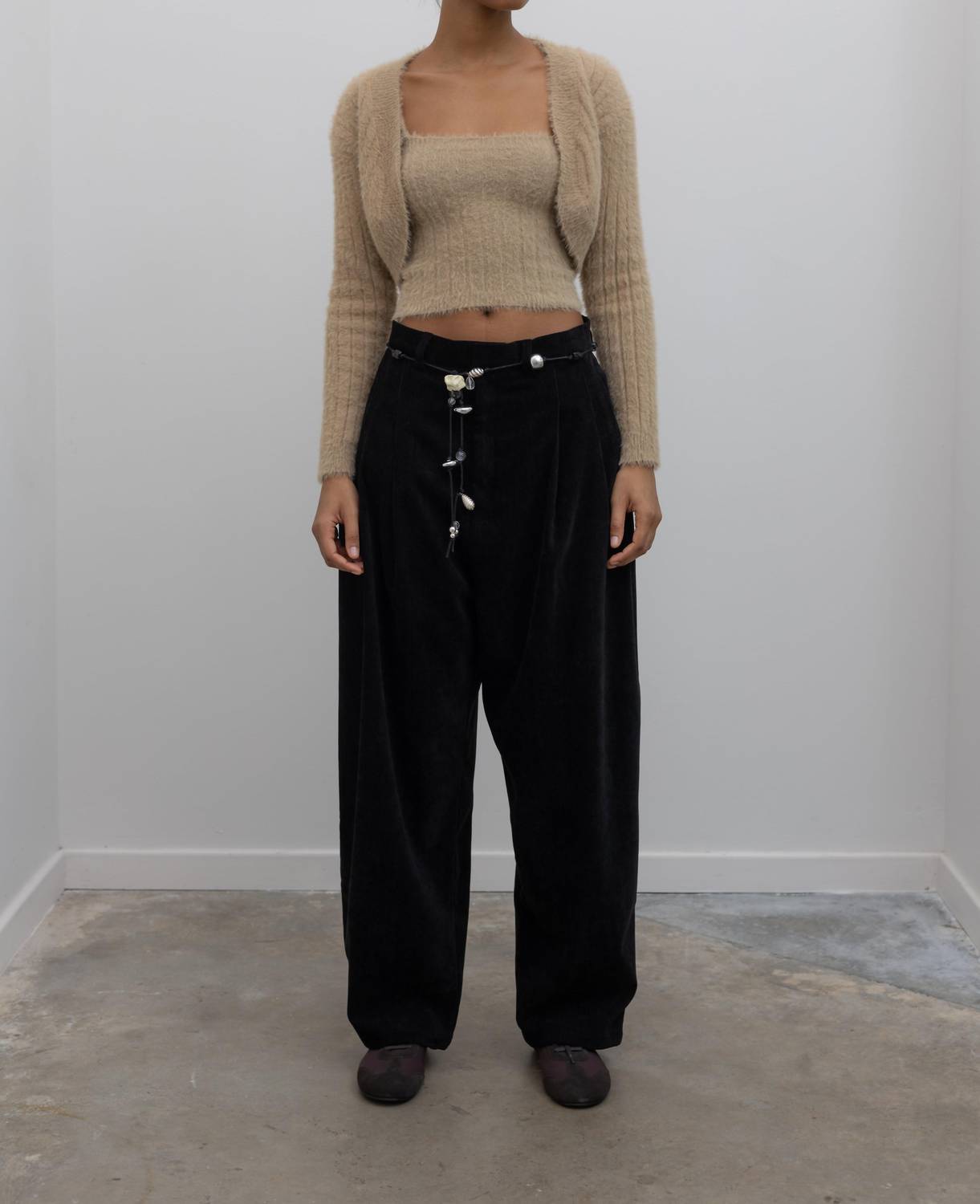 Collective - Fuzzy Bolero Cardigan Set