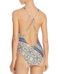 Nanette Lepore - SCARF PATCHWORK GODDESS ONE PIECE