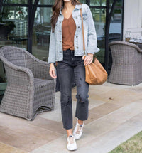 Grace And Lace - Lightwash Denim Jacket