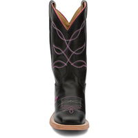 Justin Boots Women's Lori 11" Cowhide Western Boots in royal black - women's shoe - alternate view