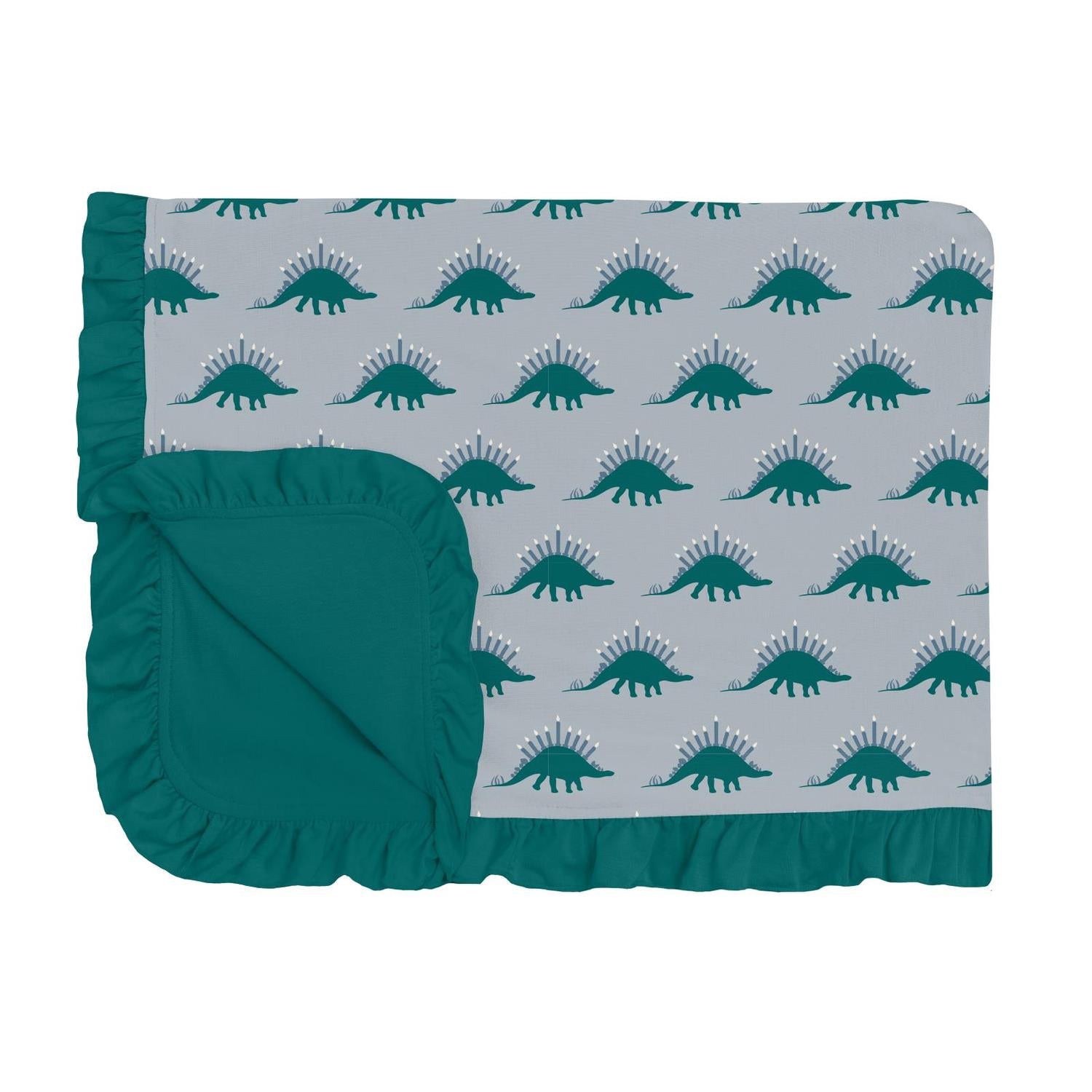 Kickee - Toddler Kids Bamboo Ruffle Blanket