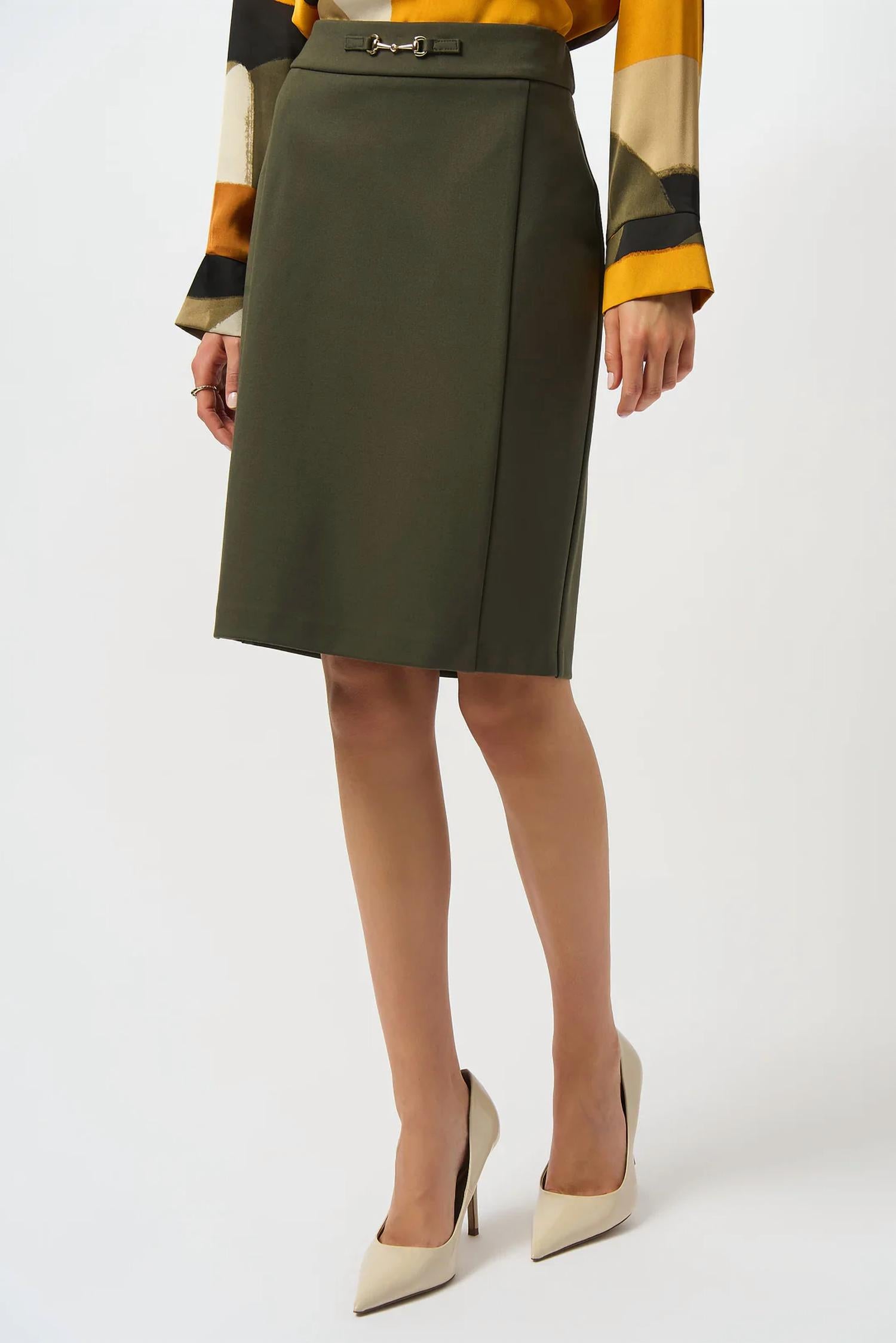 Joseph Ribkoff - Heavy Knit Pull On Skirt