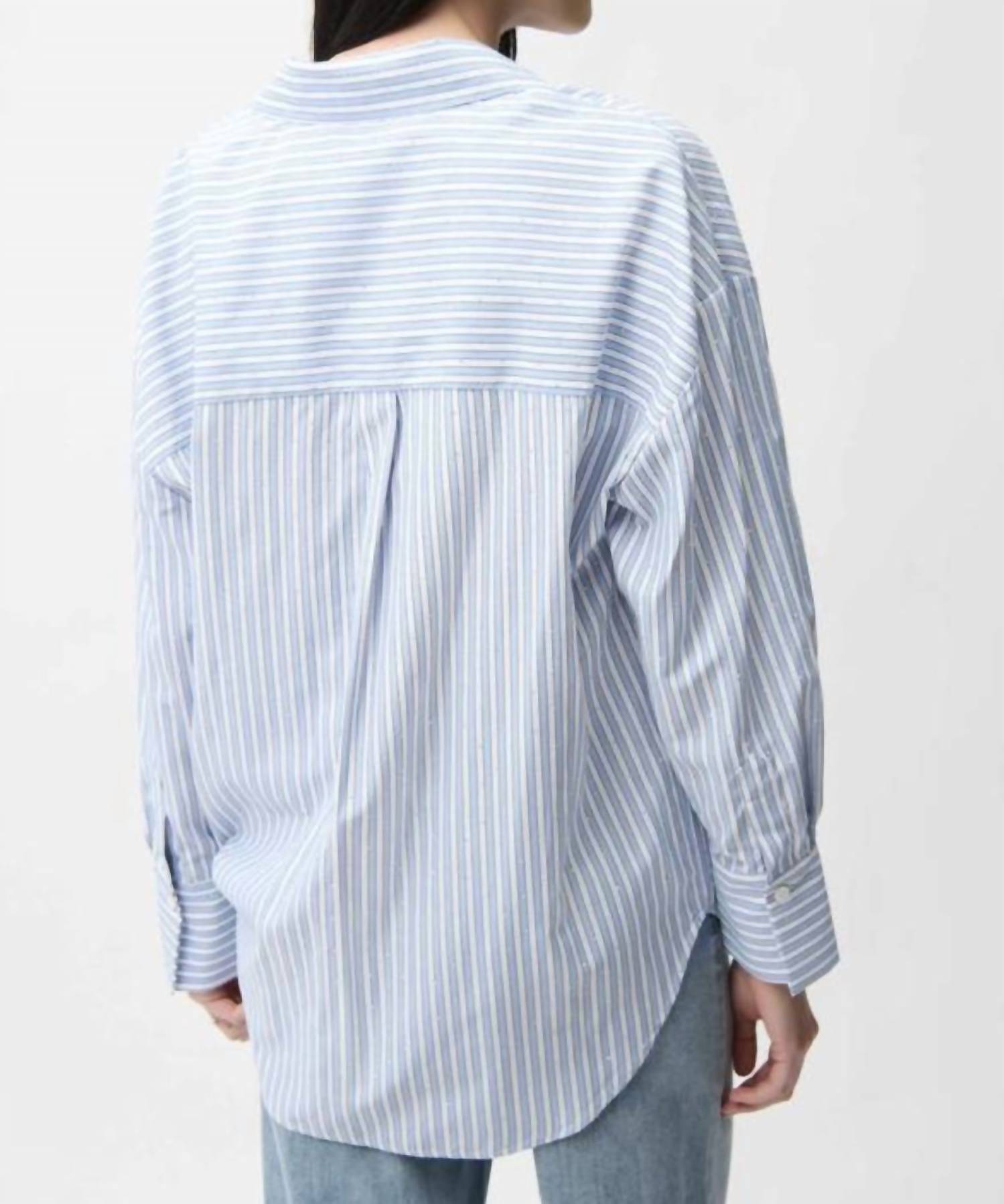 Joseph Ribkoff - Tencel Stripe Boxy Blouse