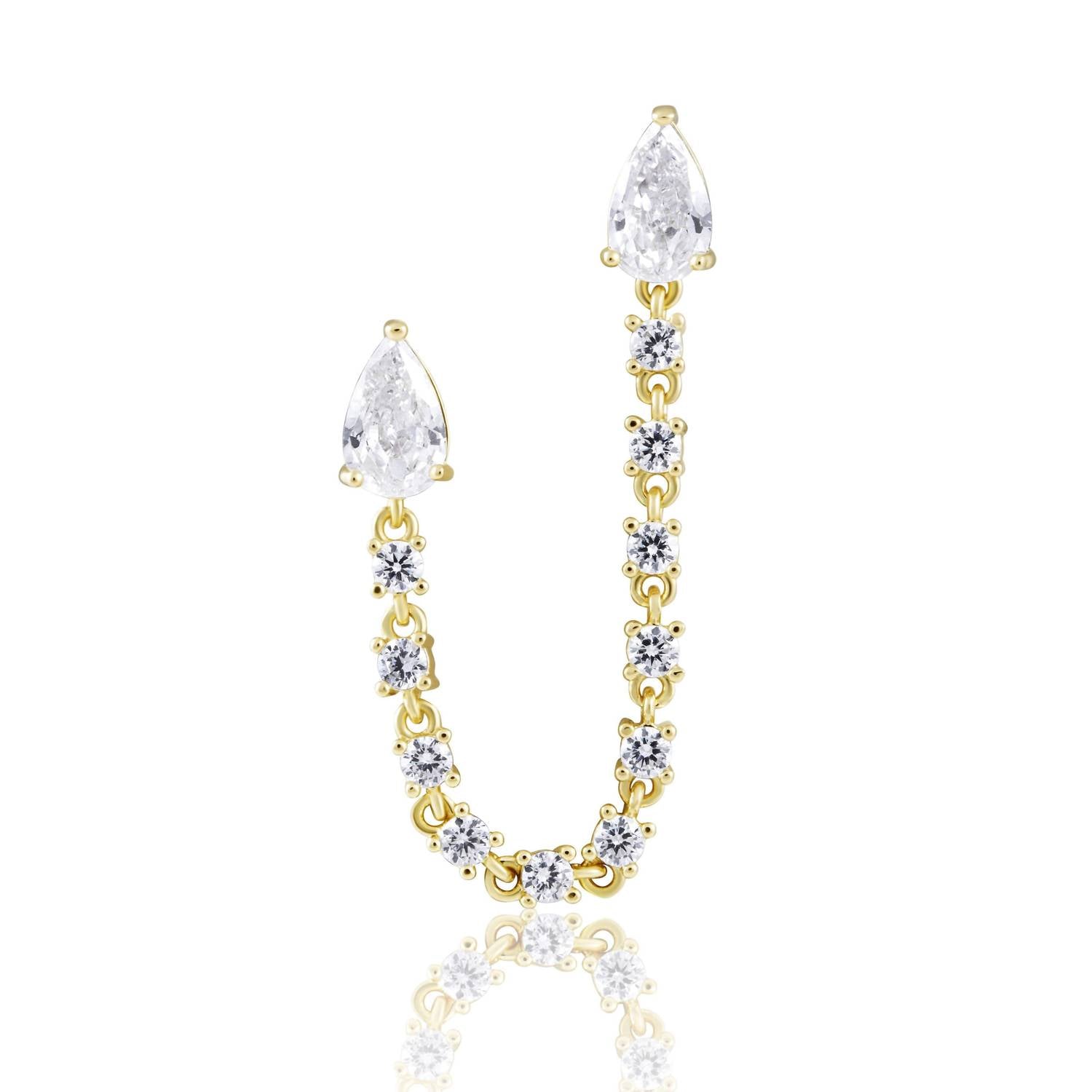 Sahira - Women's Delilah Double Stud Earring