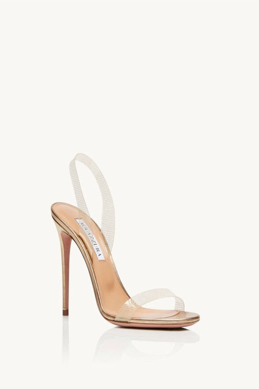 Aquazzura - Women's So Nude Plexi Sandal