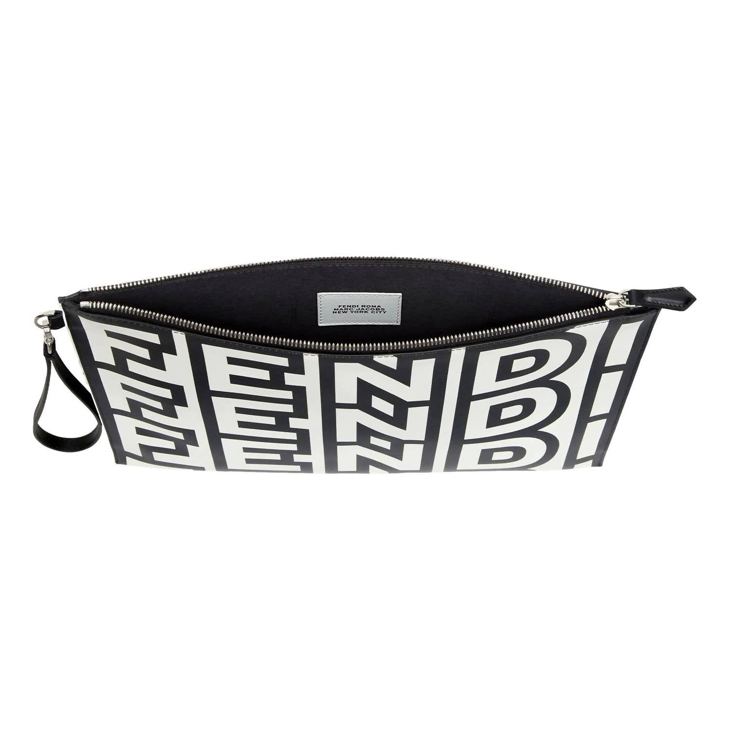 Fendi - Women's Roma Large Leather Clutch