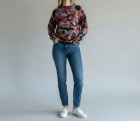 Kathie K - Camouflage Knit Sweater