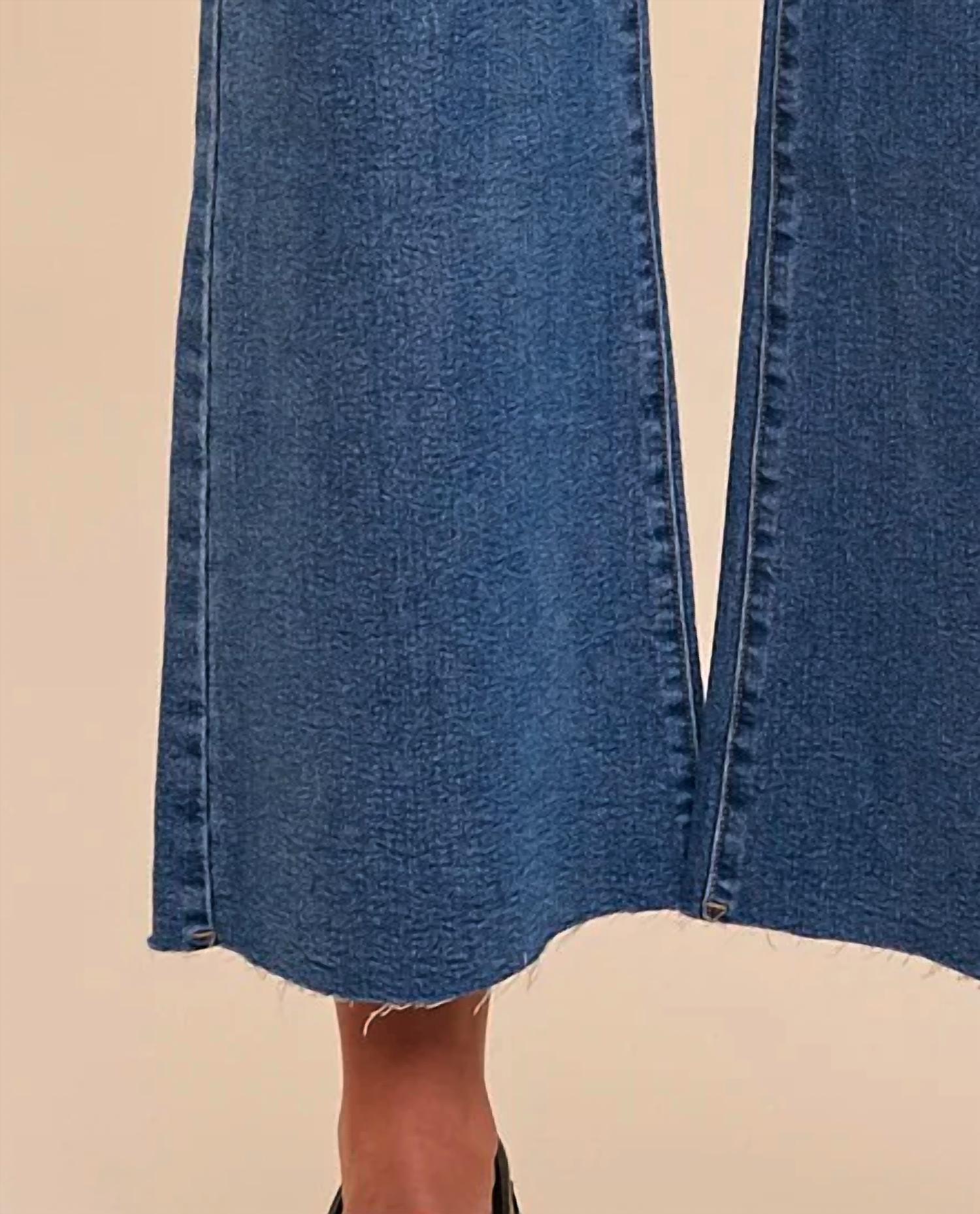 Anniewear - Dylan High Rise Wide Leg Cropped Jeans