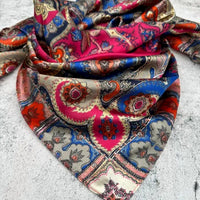 Tc Ranchwear - Women's Faceted Western Southwestern Wild Rag Scarf Accent