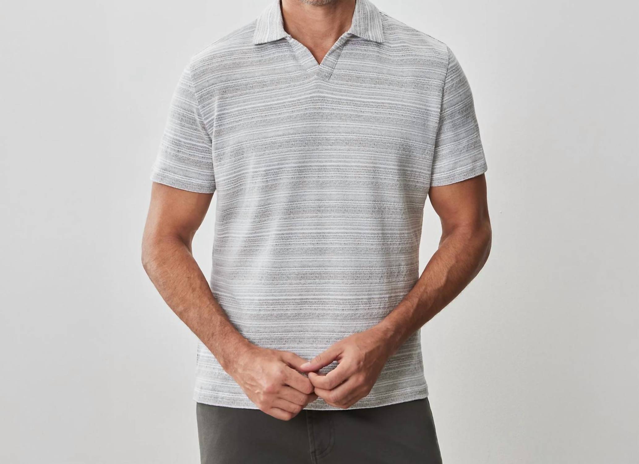 Robert Barakett - Men's Duval Open Collar Polo