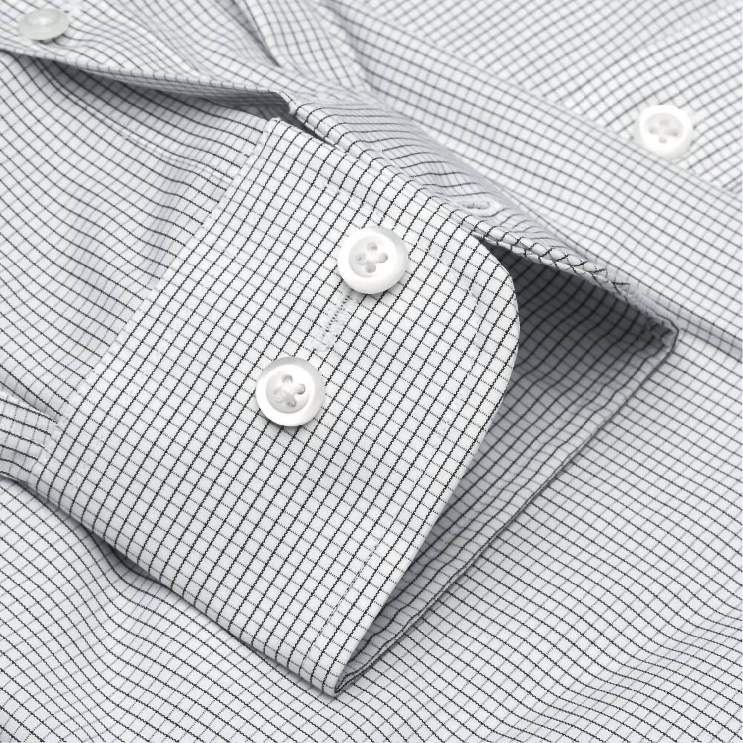 Cooper & Stewart - Men’s Dover Graph Check Cotton Dress Shirt