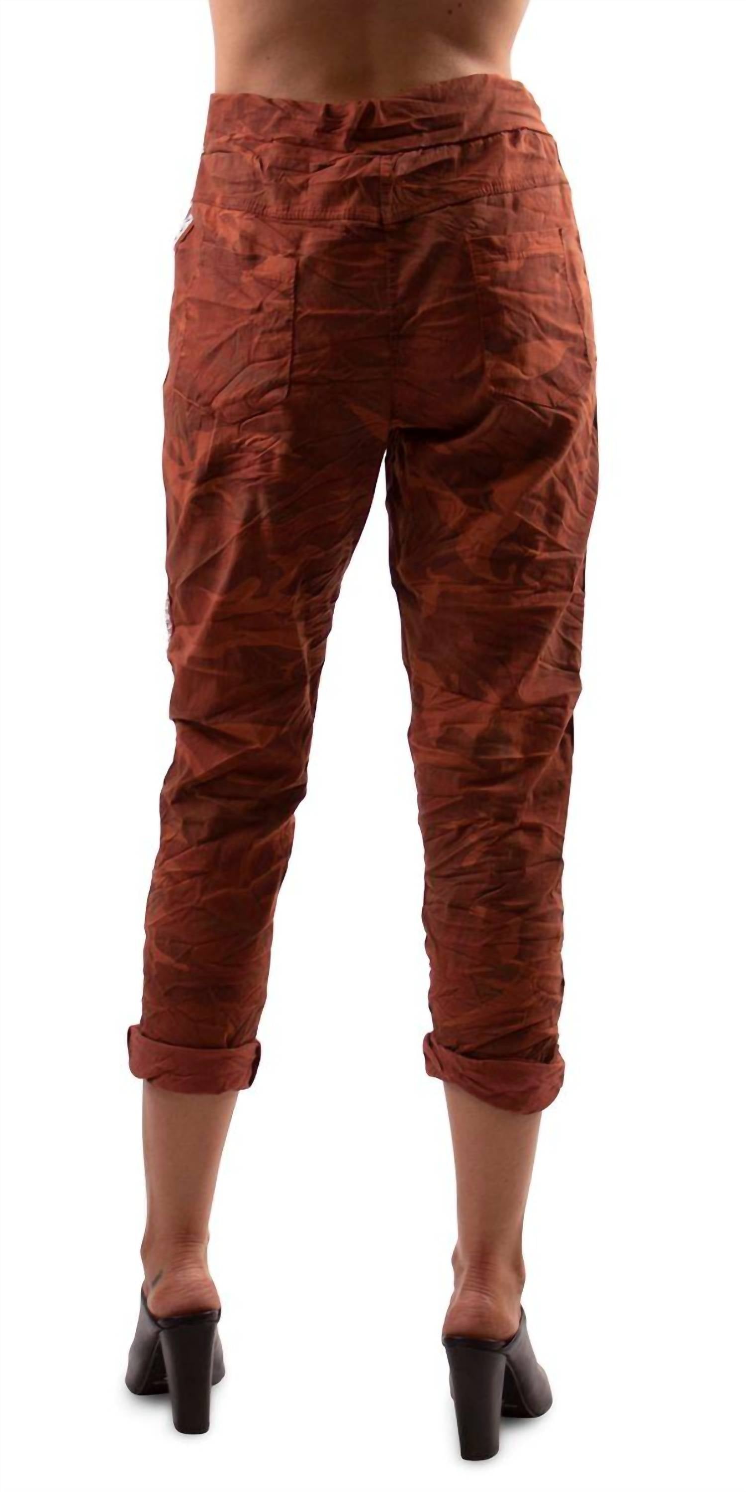 Gigi Moda - Caterina Camo Slim Pants
