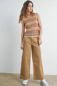 Buttermelon - Wide Leg Long Length Pants