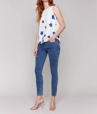 Charlie B - sleeveless woven top