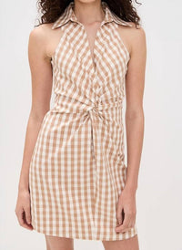 Cinq A Sept - Mckenna Gingham Denim Dress
