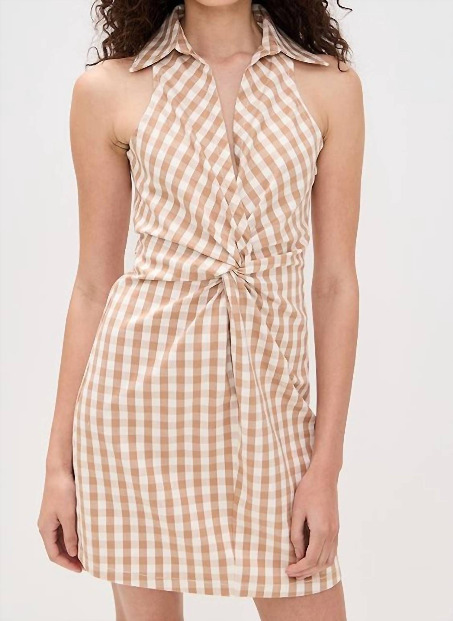 Cinq A Sept - Mckenna Gingham Denim Dress