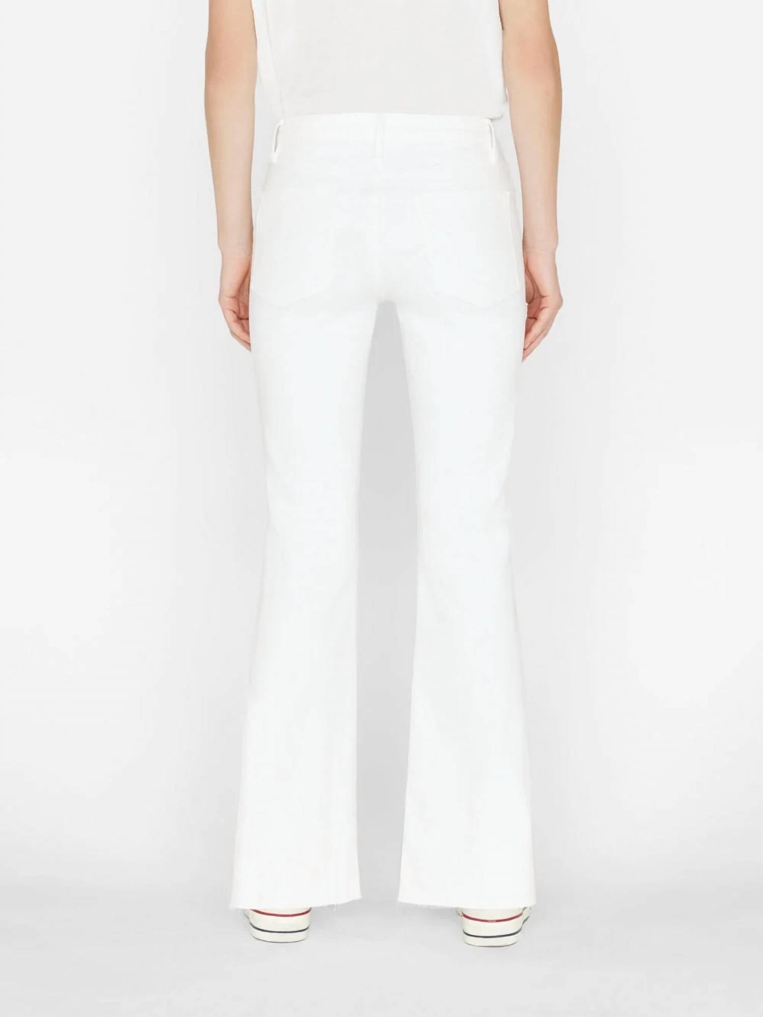 Frame - Women's Le Easy Flare Raw Fray Pants