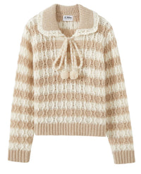 27 Miles Malibu - Adler Striped Collar Sweater