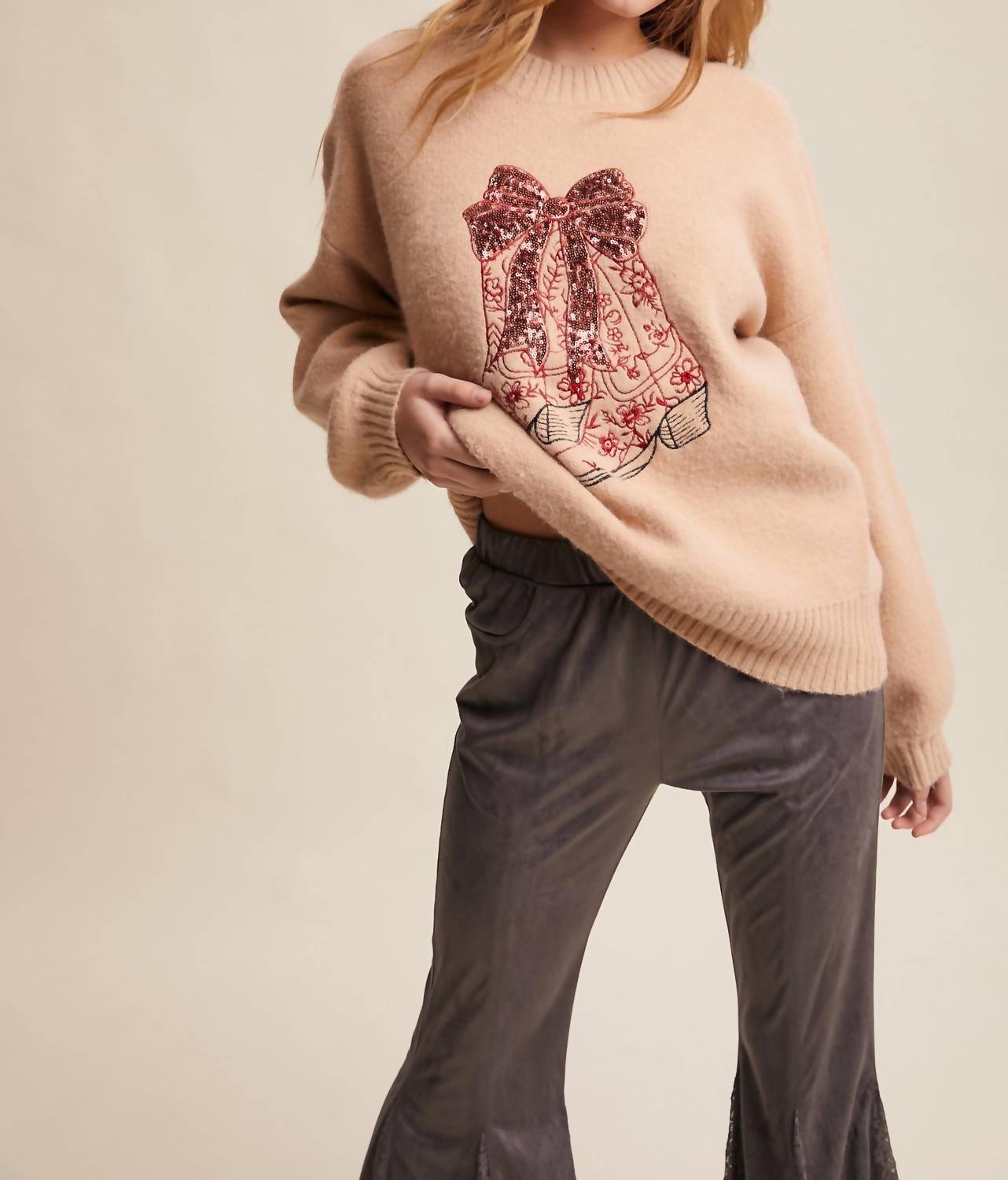 Listicle - Cowboy Boots Sweater