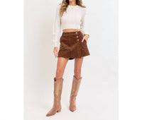 Style Usa - CORDUROY SKORT
