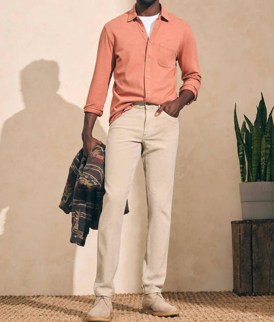 Faherty - Stretch Terry 5-Pocket Pant