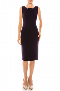 Maya Brooke - 3/4 Sleeve 2 Piece Jacket Dress