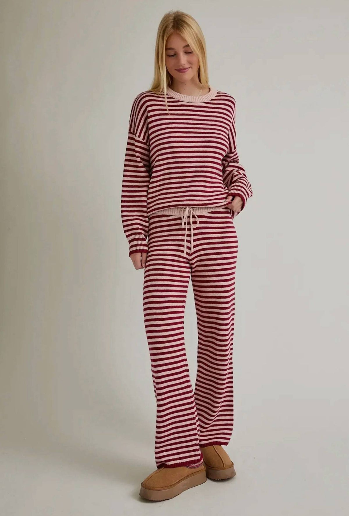 Le Lis - Striped Knit Matching Set