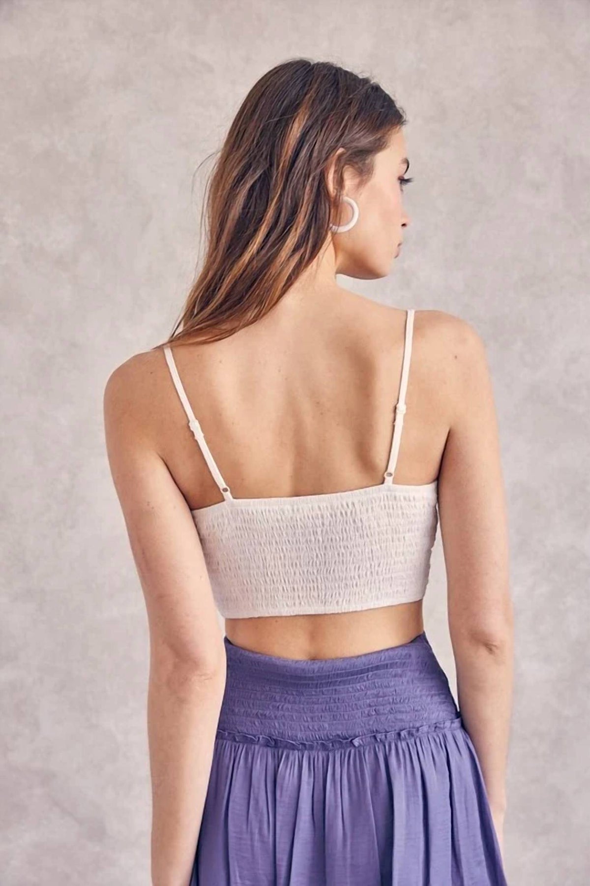 Idem Ditto - Front Ribbon Detailed Summer Cami Top