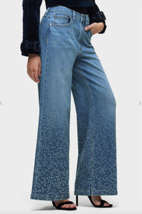 Hudson - Jodie High-rise Wide-leg Jeans