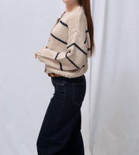 Dress Forum - Lori Striped Cardigan